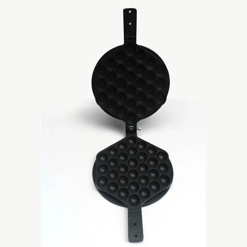 Commercial QQ Eggs Bubble Ball Baking Waffle Maker Iron Hongkong Waffle Eggette Mould Cake Mold Electirc Machine Non-stick Plate Beauty World Shop