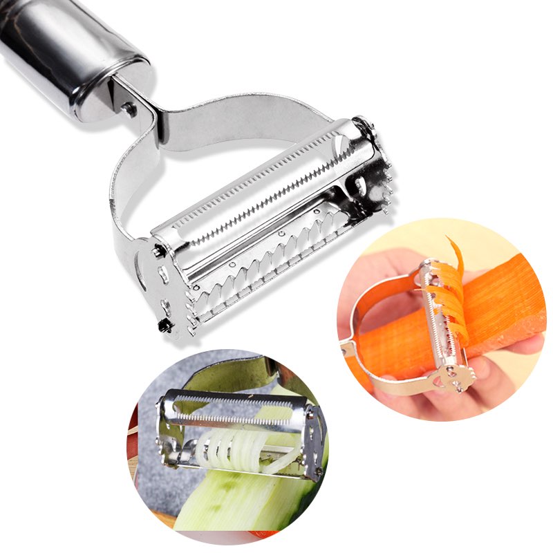 High Quality Stainless Steel Potato Cucumber Carrot Grater Julienne Peeler Vegetables Fruit Peeler Vegetable Slicer Beauty World Shop