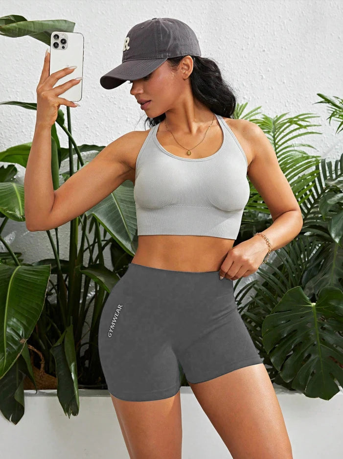 Women High Waist Butt Lift Sports Short Pants High Stretch Qyuick-Drying Breathable Yoga Shorts Athletic Tights Beauty World Shop