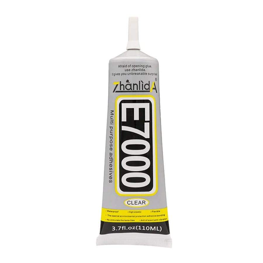E7000 Glue Clear Contact DIY Cloth Fibre Fabric Adhesive Multipurpose for Wedding Dress Leather Bag Diamond Glass Beauty World Shop