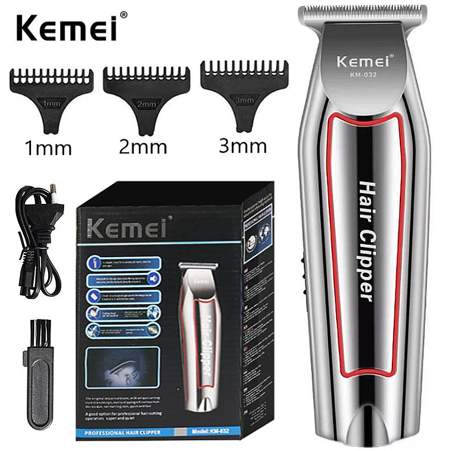 Kemei Professional Hair Trimmer Electric Beard Trimmer For Men Hair Clipper Hair Cutter Machine Haircut Grooming Kit KM-032 Beauty World Shop