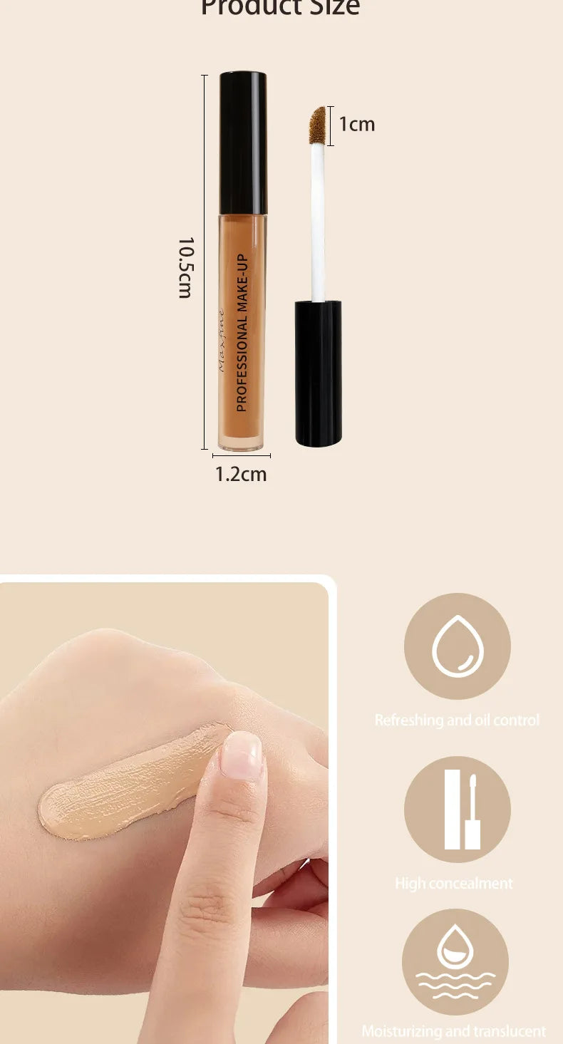 Liquid Concealer Matte High Coverage Waterproof Oil Control Moisturizing Long Lasting Concealer Professional Face Makeup Beauty World Shop