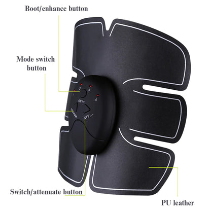 EMS Muscle Stimulator Abdominal Muscle Massager Hip Training Fitness Fat Burning Buttocks Arm Abdomen Trainer Apparatus Slimming Beauty World Shop