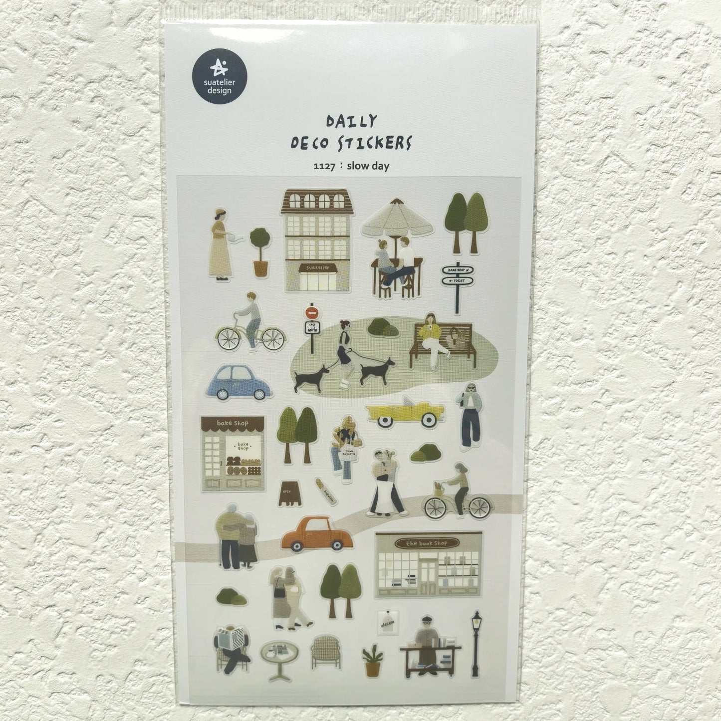 Korean Import Suatelier Travel Home Life Study Friend Stickers Scrapbooking Diy Journaling Diary Stationery Sticker School Gift Beauty World Shop