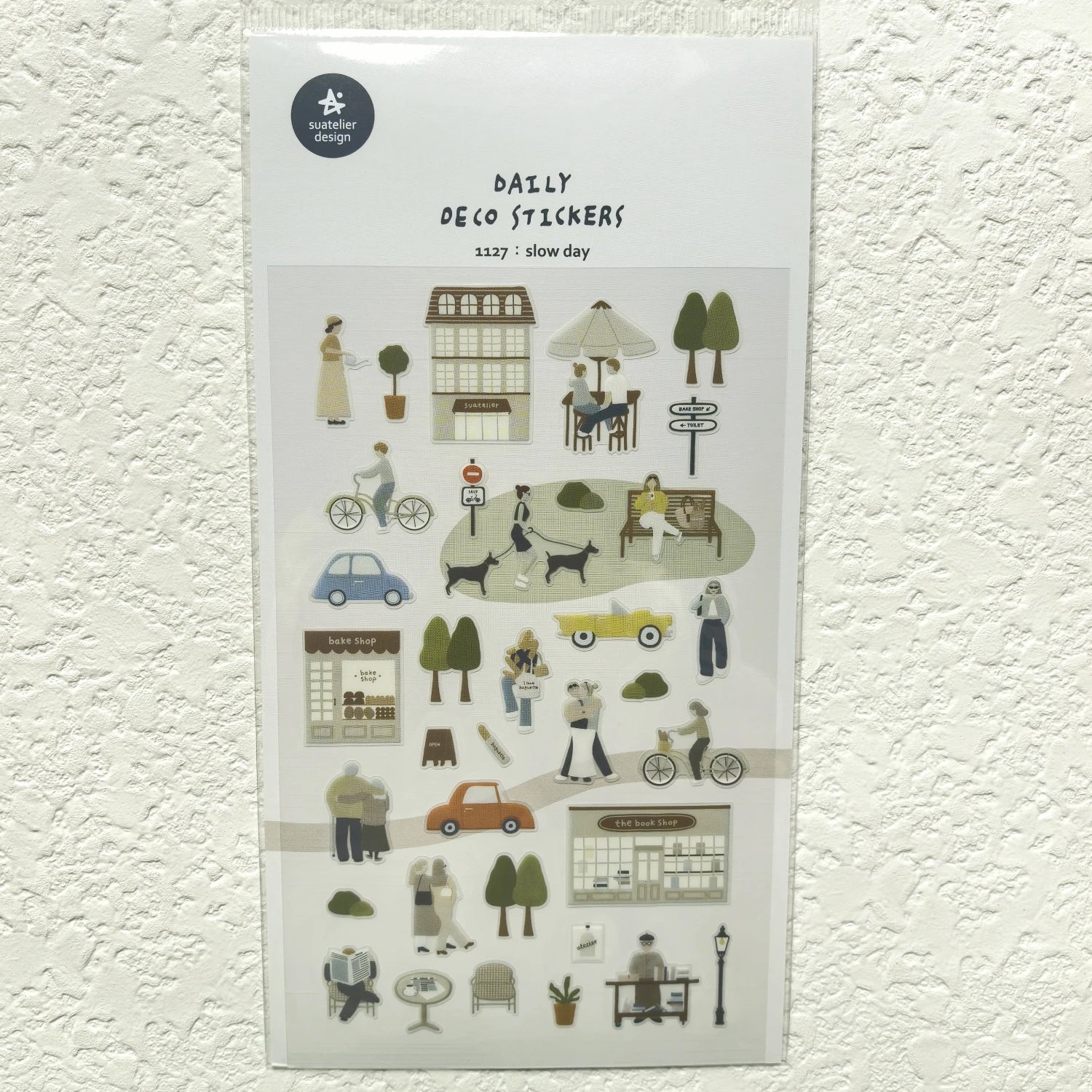 Korean Import Suatelier Travel Home Life Study Friend Stickers Scrapbooking Diy Journaling Diary Stationery Sticker School Gift Beauty World Shop