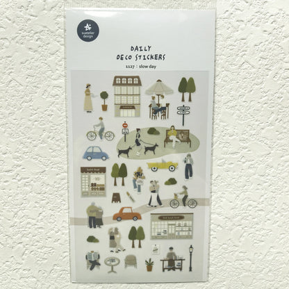 Korean Import Suatelier Travel Home Life Study Friend Stickers Scrapbooking Diy Journaling Diary Stationery Sticker School Gift Beauty World Shop