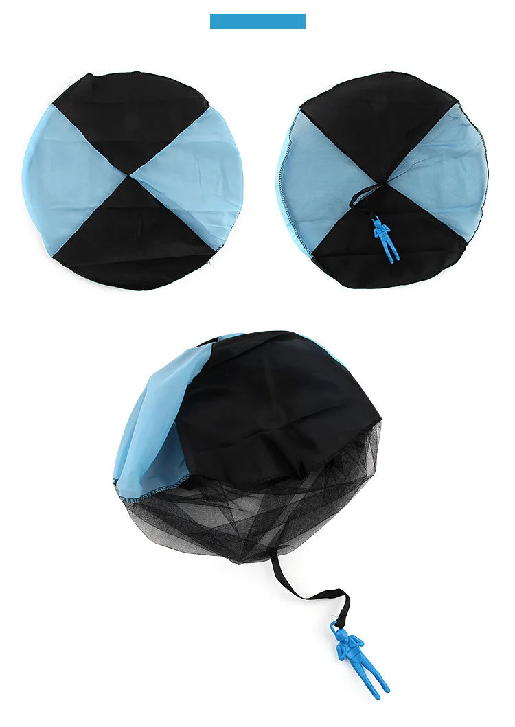 1pcs Hand Throwing Parachute Outdoor Funny Toys Game Play Toys for Fly Parachute Sport with Mini Soldier Toys Beauty World Shop