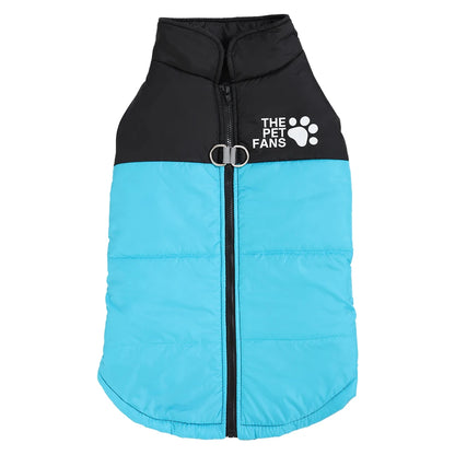 Warm Pet Clothing Winter Reflective Dog Costume Soft Windproof Zipper Jacket Coat With D-ring For Small Dog Chihuahua Labrador