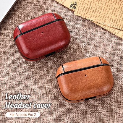 Leather PU Earphone Cover For AirPods Pro 3 2025 Case For AirPods Pro 2 2nd Pro2 Cases For AirPods 4 3 2 1 Funda Headphone Coque
