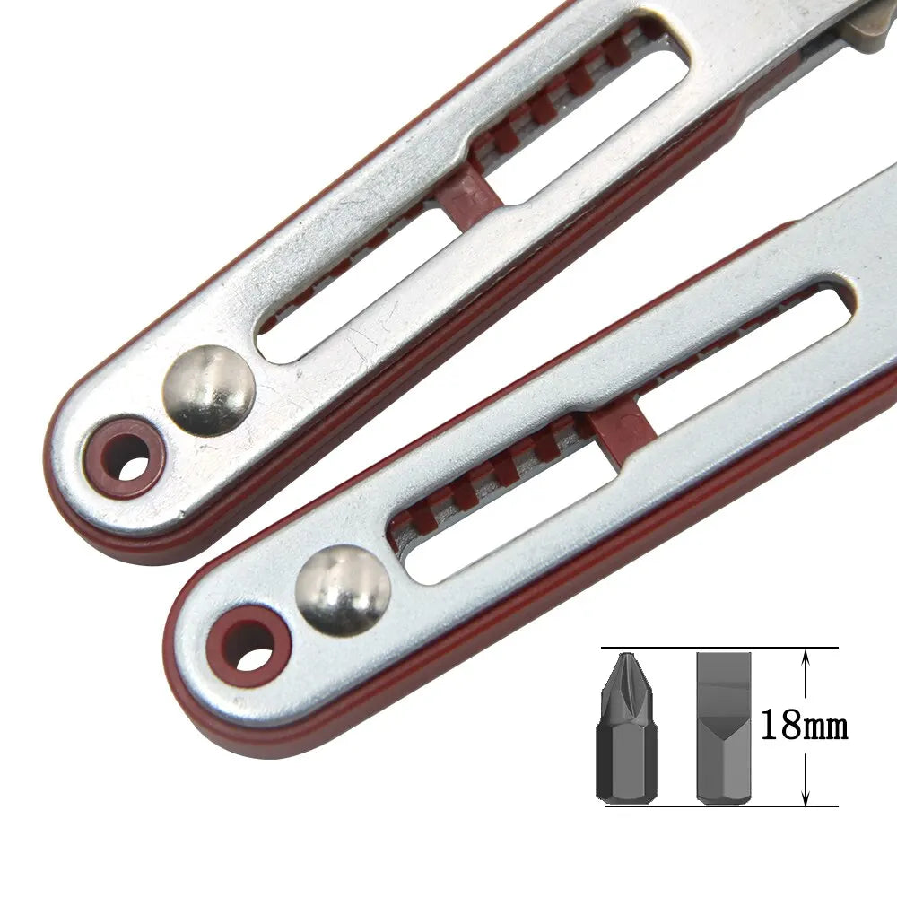 Multifunctional Bidirectional Forward and Reverse Ratchet Screwdriver Elbow Flat Head Wrench Cross Screwdriver Slotted Tool Beauty World Shop