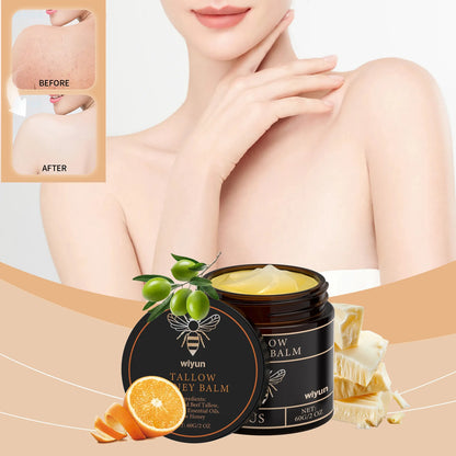Beef Tallow Honey Cream Brightening Fade Dark Spots Remove Melanin Firming Non-Greasy Lasting Moisturizing Soothing Body Lotion Beauty World Shop