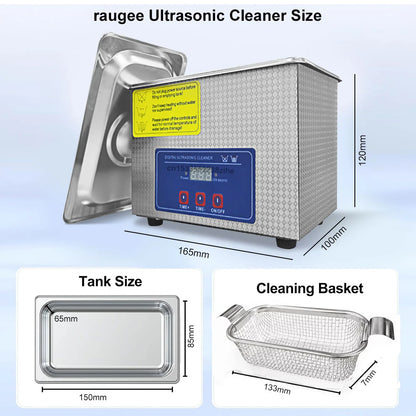 40KHZ Ultrasonic Cleaner Home Ultrasound Cleaning Machine For Jewelry Glasses Washing Bath Watches Denture Ultrasonic Cleaner Beauty World Shop