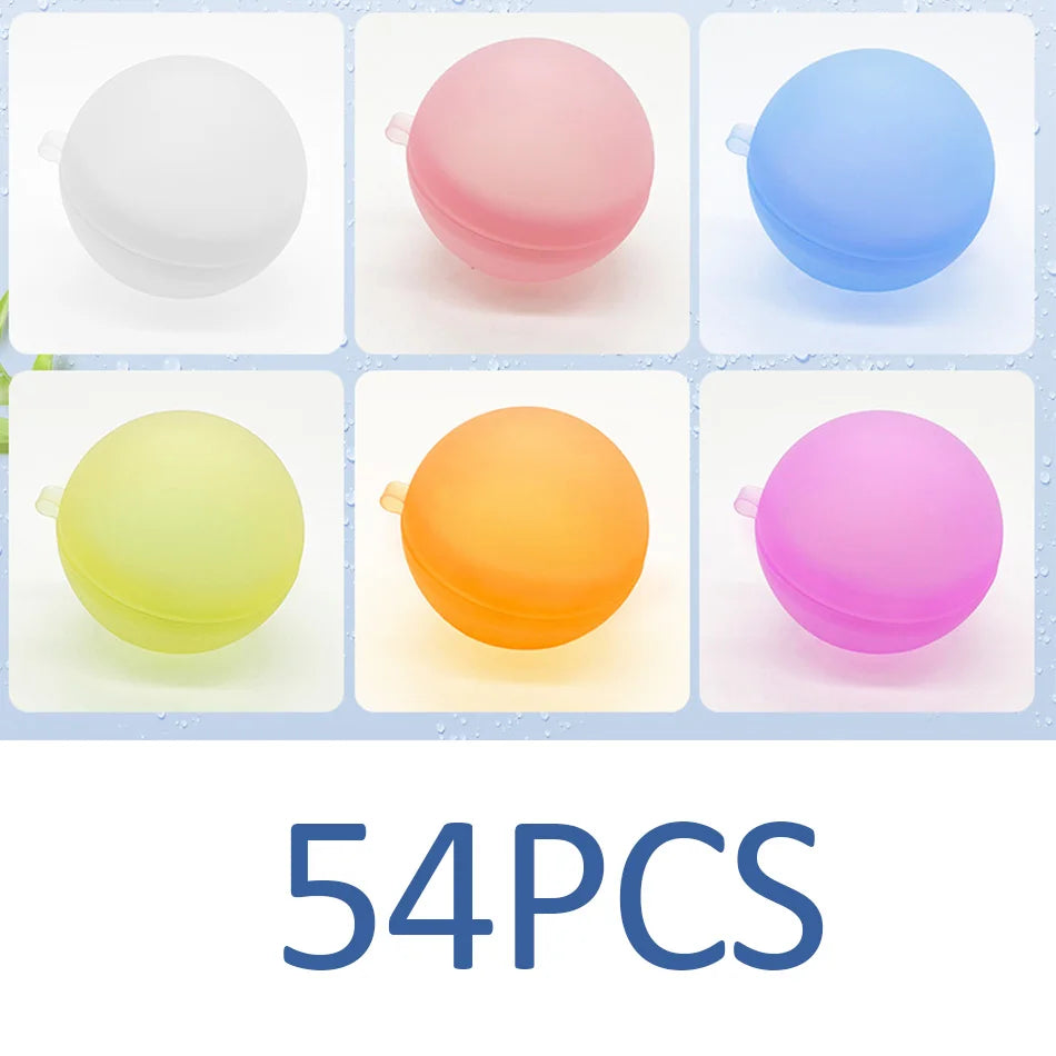 New Reusable Water Balloons Refillable Water Balloon Quick Fill Self Sealing Water Bomb Splash Balls for Kids Swimming Pool Beauty World Shop