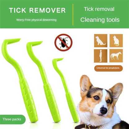 Flea Remover Hook Tick Removal Tweezer Ticks Pull Pet Cat Dog Accessaries Scratching Extractor Mite Tweezers Comb Louses Pliers Beauty World Shop