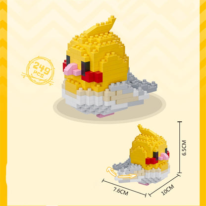Kawaii Cute Bird Small Building Blocks Set Creative Educational Building Toys For Boys Girls Toys Suitable For Decorate Beauty World Shop