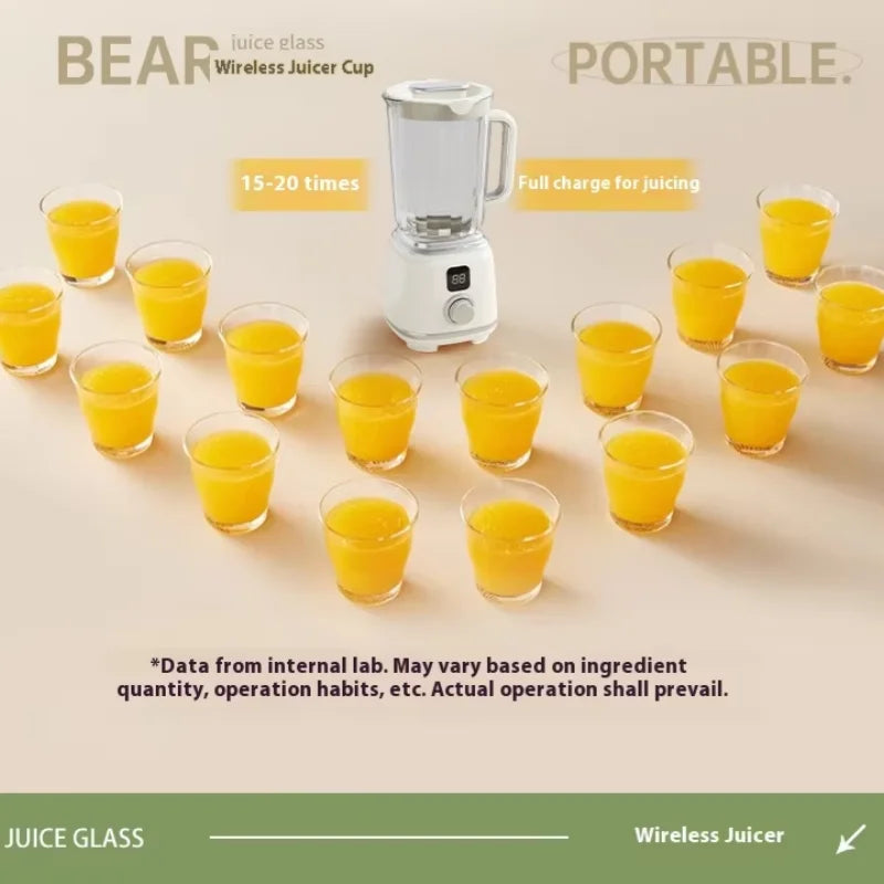 New Home Blender 10 Blades 3000mAH Multifunctional Juicer Ice Crusher Juice Extractor High Juice Rate Kitchen Tools Beauty World Shop