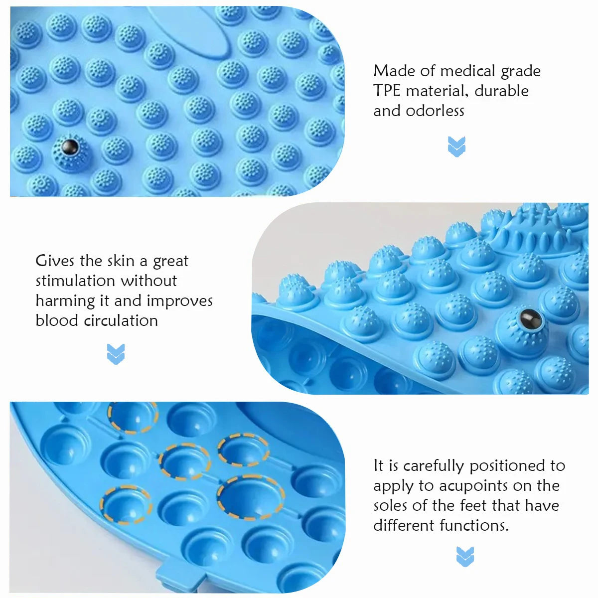 Non-Toxic Acupuncture Board, Foot Peg, Foot Peg, Foot Massage, Bodybuilding Equipment Beauty World Shop