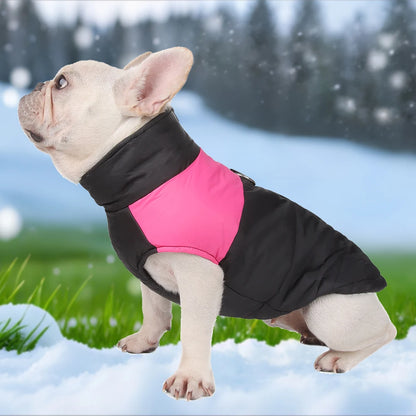 Pet Dog Jacket Warm Winter Clothes For Small Large Dogs Labrador Coat Windproof Waterproof Puppy Costume Vest With D-ring Pug Beauty World Shop