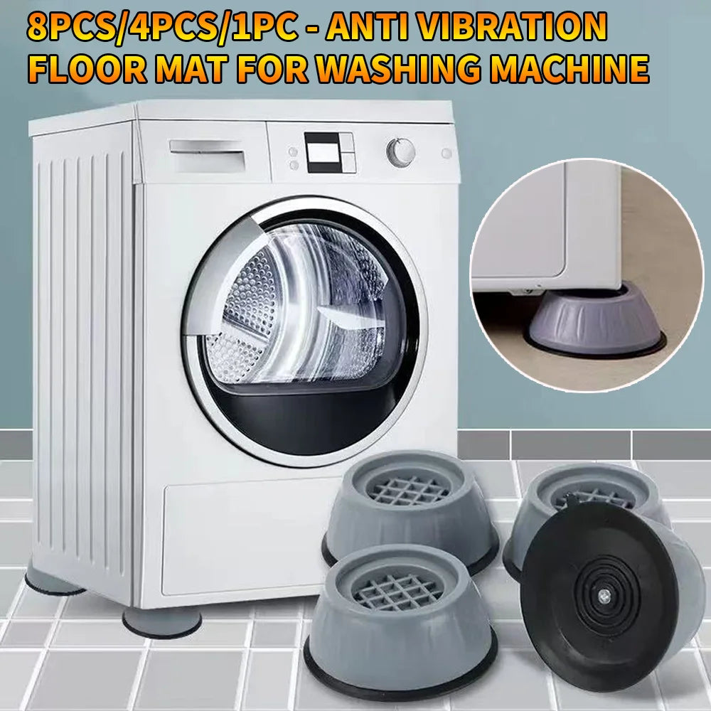 8PCS/4PCS/1PC - washing machine shock pad, washing machine silicone foot pad, suitable for daily washing machine shock and noise Beauty World Shop