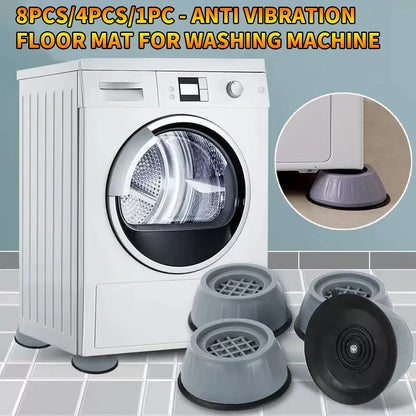8PCS/4PCS/1PC - washing machine shock pad, washing machine silicone foot pad, suitable for daily washing machine shock and noise Beauty World Shop