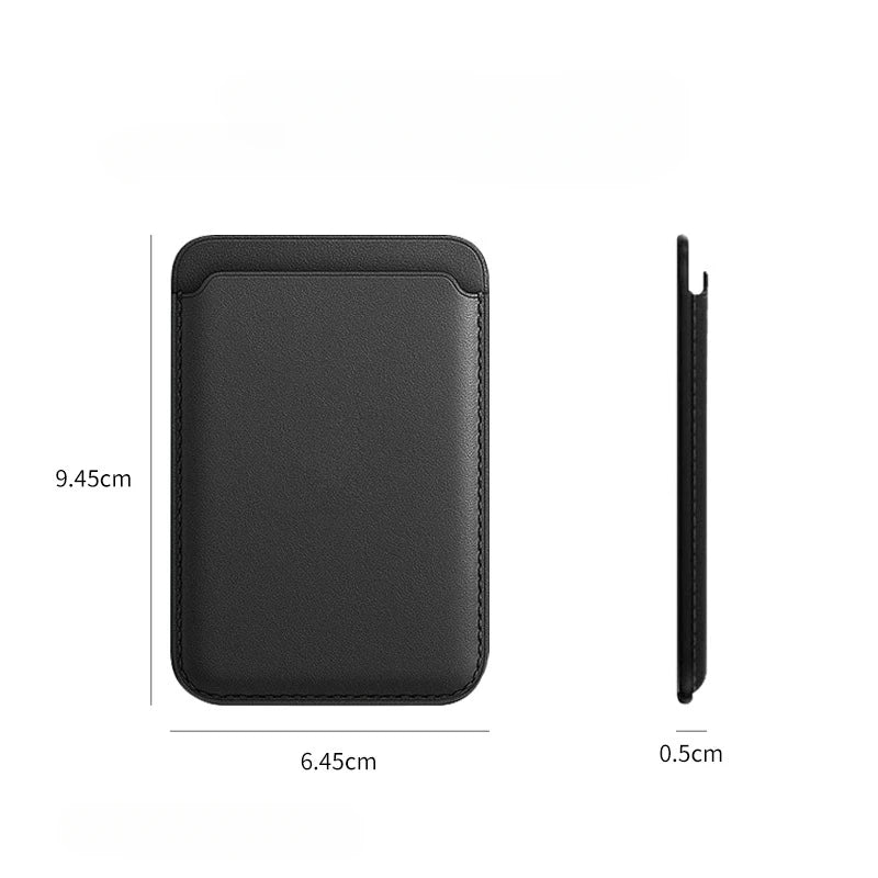 Magnetic MagSafe Wallet - PU Leather Card Holder Case for IPhone 12/13/14/15/16, Slim MagSafe Accessory with Card Storage Beauty World Shop