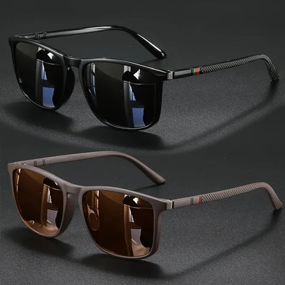 2/3pcs Luxury Square Vintage Cycling Sunglasses Men Women Fashion Travel Driving Fishing Sun Glasses Male Eyewear UV400 Beauty World Shop