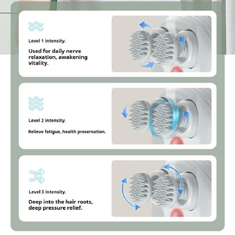 Deep Scalp Massager Head Cleaning Massager Also Suitable for Pets Electric Massage Tool Washable and Portable Beauty World Shop