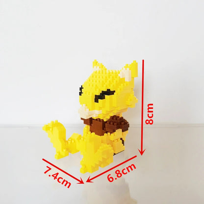 75 Style Building Blocks Assembly Anime Picachu Charizard Doll Blastoise Bulbasaur Gengar Bricks Figures Toy for Kid Gift Beauty World Shop