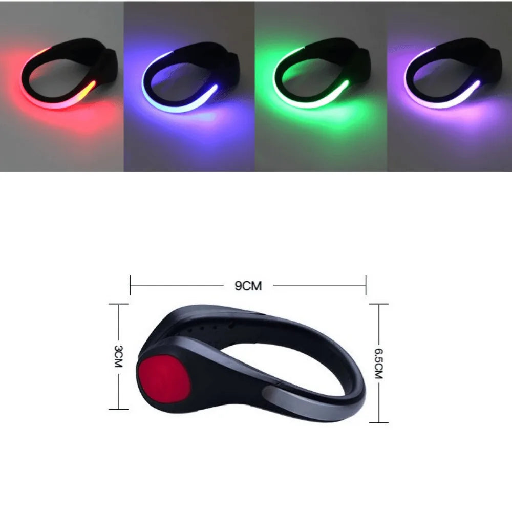 LED Luminous Shoe Clip Light Outdoor Running Cycling Bicycle RGB Novelty Lighting Safety Night Warn Lamp Glowing Zapato Ciclismo Beauty World Shop