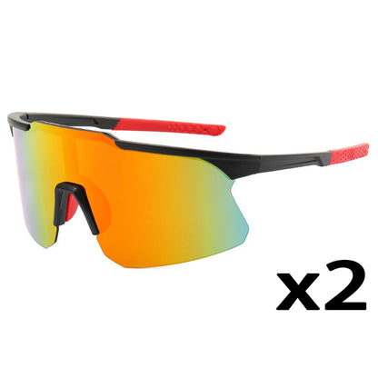 1/2/8pcsPolarized Cycling Sunglasses Outdoor Sport Cycling Riding Running Skiing Goggle Windproof Fishing Eyewear for Men Women Beauty World Shop