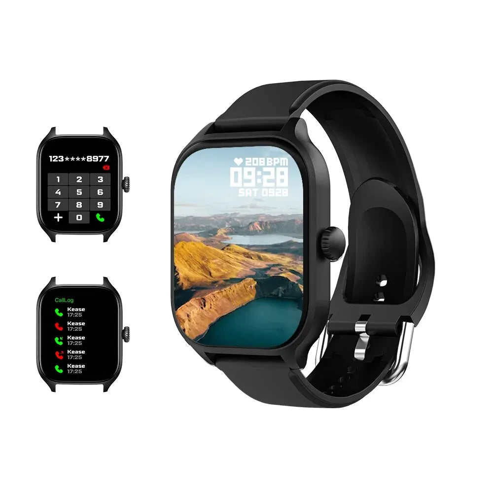 H9 New Smart Watch 2.01 Inch HD Display Answer Make Call Message Preview Sport Modes DIY Dial Weather Forecast For Men Women Beauty World Shop