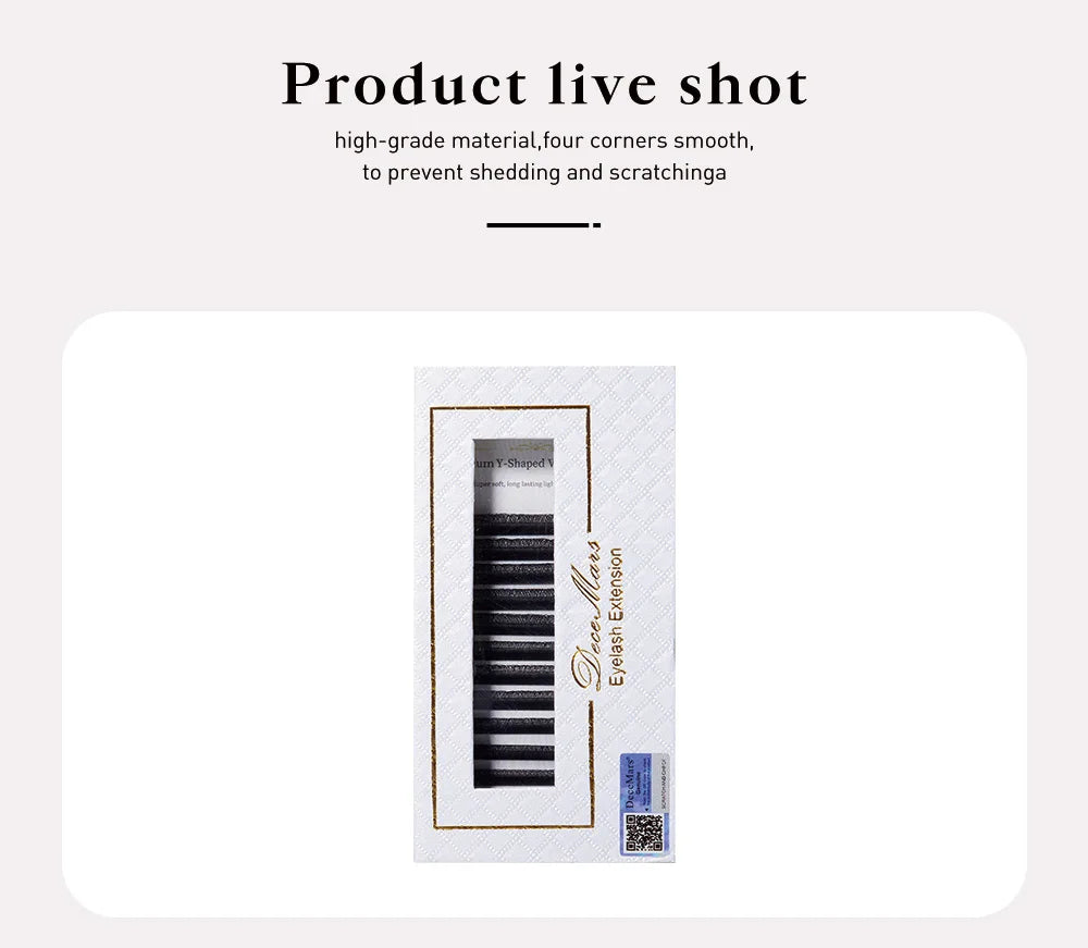 DeceMars YY Eyelash Extension 6mm-18mm Length Black Beauty World Shop