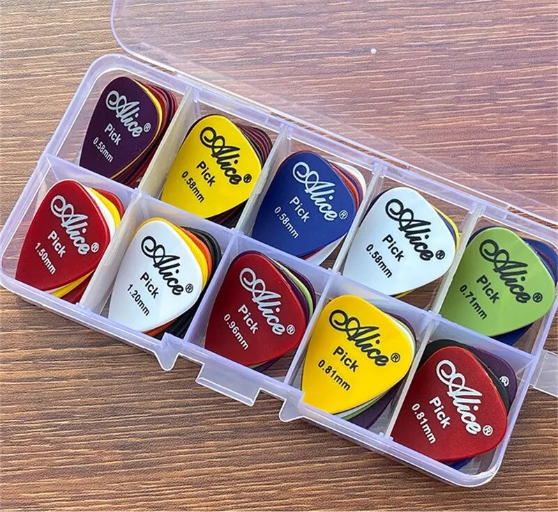Multicolor Guitar Picks 24 Pieces ABS Premium Plastic Guitar Picks for Acoustic Electric Guitars Bass Or Ukulele Beauty World Shop