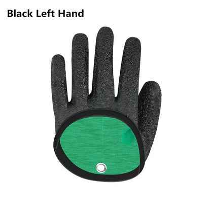 Fishing Gloves Catch Fish Anti-slip Durabl Knit Full Finger Waterproof Work Cutproof Glove Clasp Left Right Apparel Protect Hand Beauty World Shop