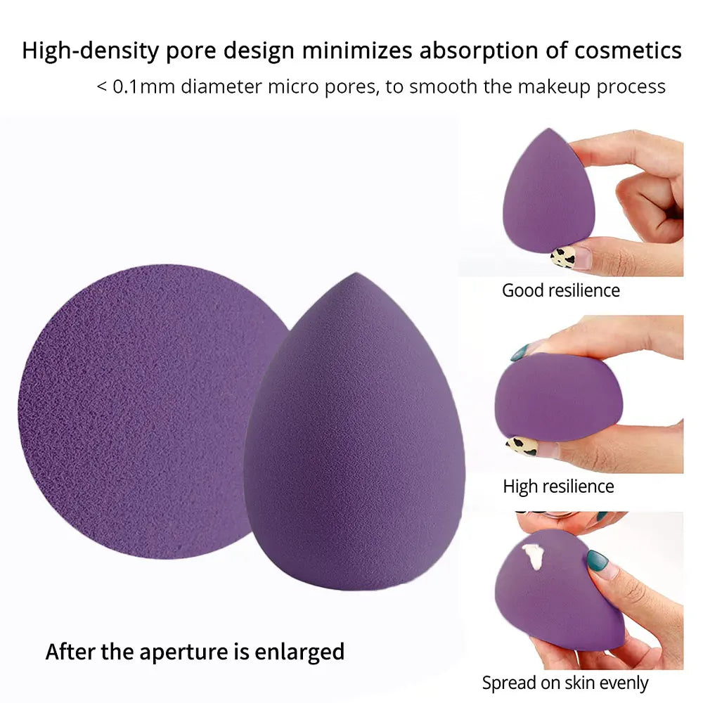 4/8pcs Makeup Sponge Blender Beauty Egg Cosmetic Puff Soft Foundation Sponges Powder Puff Women Make Up Accessories Beauty Tools Beauty World Shop