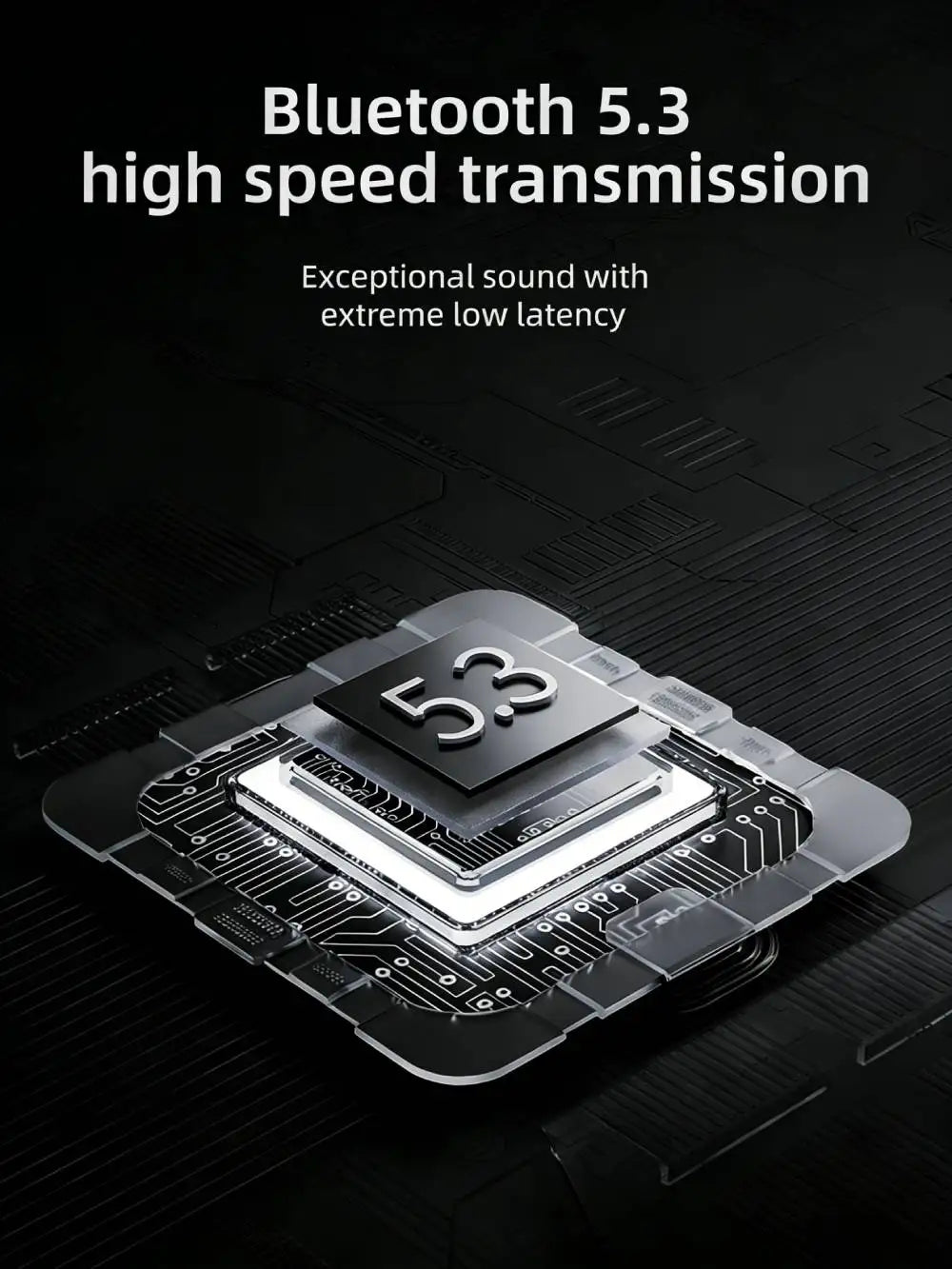 TD-20 Wireless Headphone 3D Spatial Audio Earphone Bluetooth 5.3 Headset 40mm Driver Over Ear Headphone 24H for Mobile Phone PC Beauty World Shop