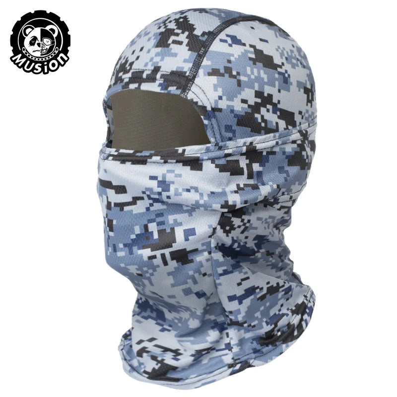 MusionTactical Balaclava Full Face Mask Quick-dryHiking Cycling Camping Hunting AirsoftHood Cap Bike Head Cover Summer Men Women Beauty World Shop