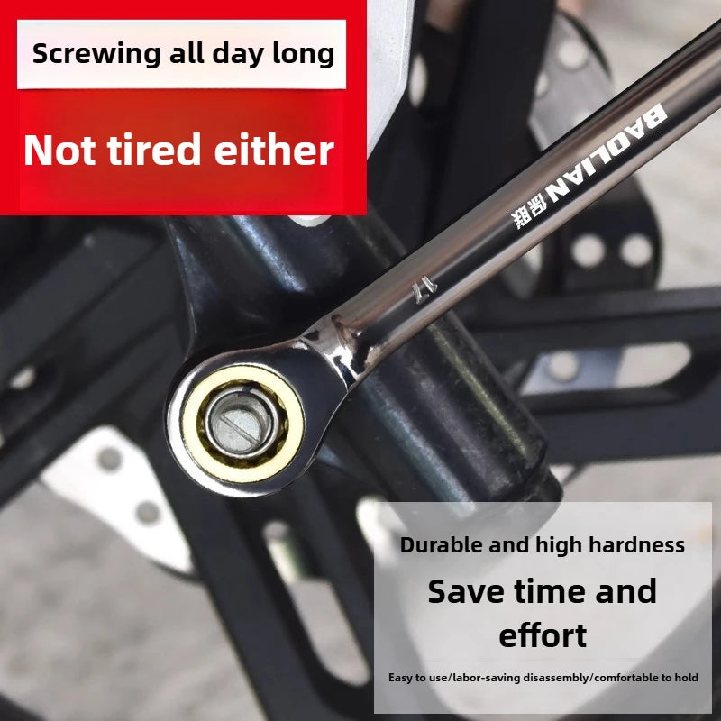 Universal Torx Wrench Adjustable Torque 8-22mm Ratchet Spanner for Bicycle Motorcycle Car Repair Tools Mechanical Tool Beauty World Shop
