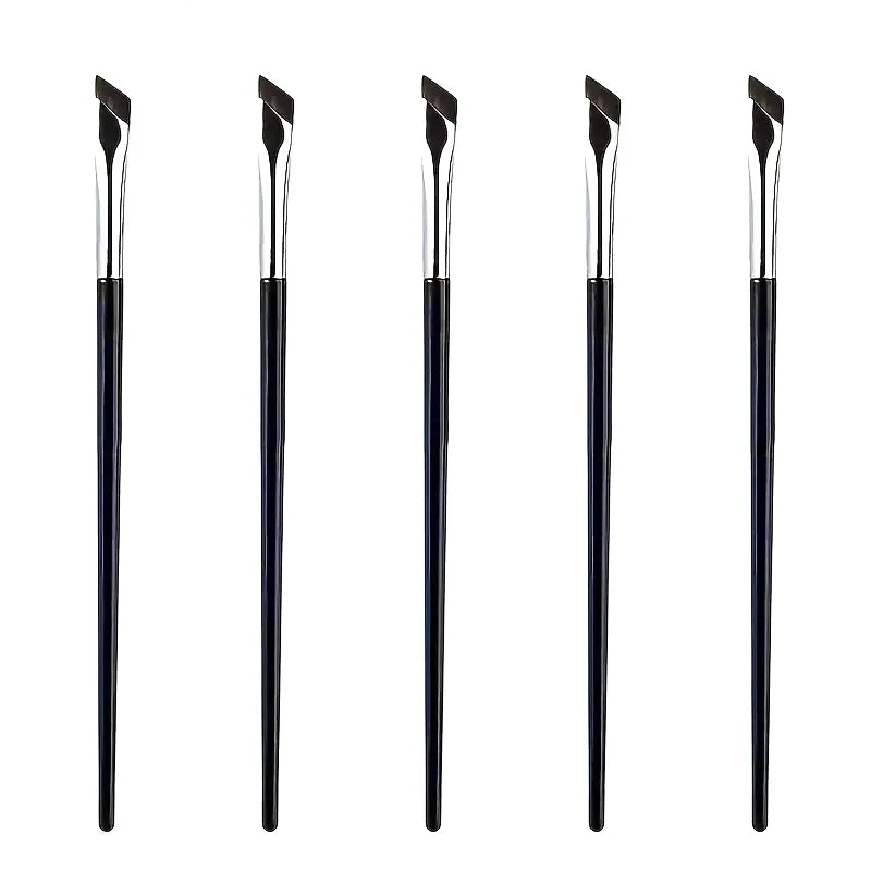 2/5Pc Karsyngirl Upgrade Blade Eyeliner Brush Ultra Thin Fine Angle Flat Eyebrow Brush Under The Eyes Place Precise Detail Brush Beauty World Shop