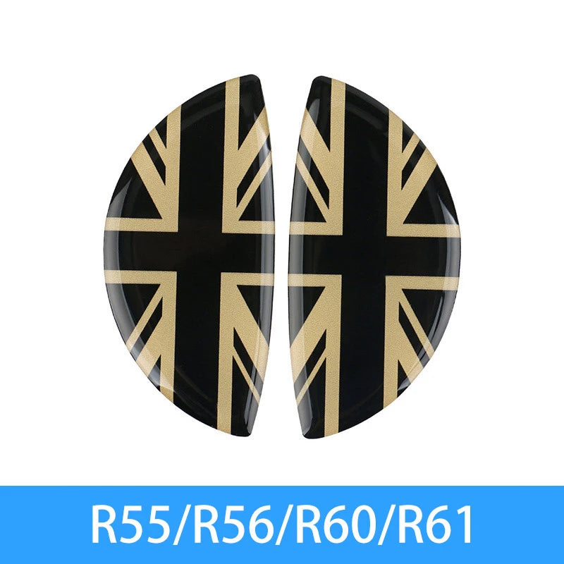 2PCS Car Door Wrist Handles Anti Scratches 3D Stereo Protective Sticker For BMW MINI ONE Cooper S CLUBMAN R55 R56 R60 R61 Decals Beauty World Shop
