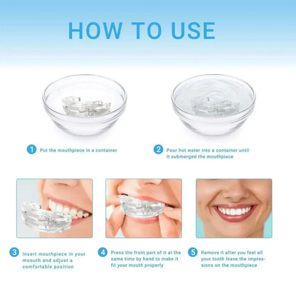 Adjustable Anti-Snoring Mouth Guard  Mouthpiece Sleeping Devices Bruxism Snoring Stopper Improve Sleep Mouthpiece Beauty Trend Shop