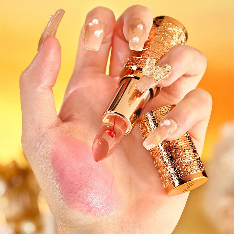 Crystal Color-changing Petal Lipstick for Women Moisturizes long-lasting and non-sticky cup lip balm Beauty Trend Shop