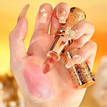 Crystal Color-changing Petal Lipstick for Women Moisturizes long-lasting and non-sticky cup lip balm Beauty Trend Shop
