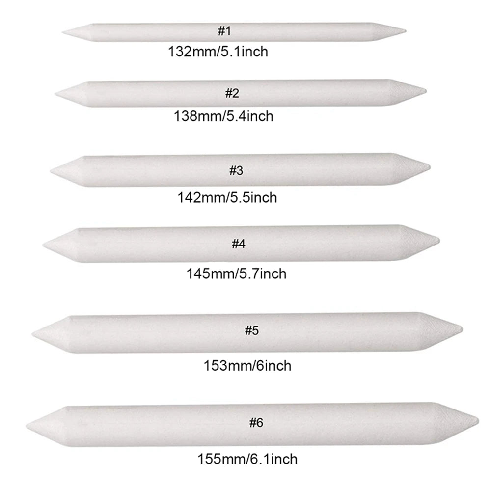3/6/12/48Pcs Blending Stump and Tortillions, Paper Art Blenders, Art Pencils, Drawing Pencils for Student Sketch Drawing Tools Beauty World Shop