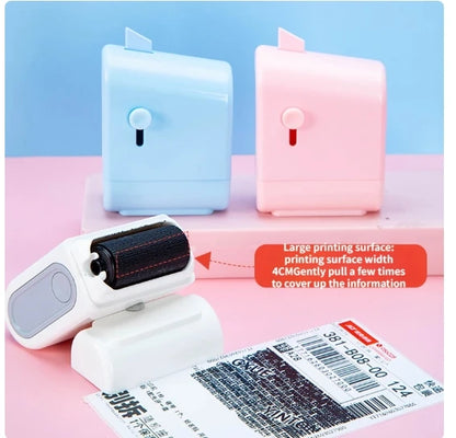 Theft Protection Roller Stamp for Privacy Confidential Data Guard Your Security Stamp Roller Privacy Seal Roller Theft Protect Beauty World Shop