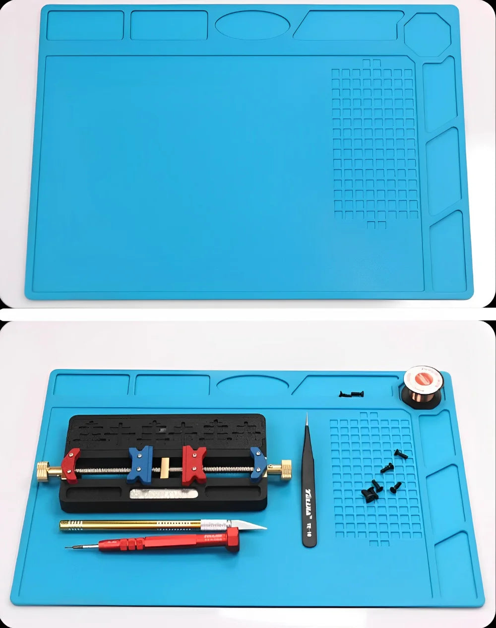 ESD Soldering Mat Repair Pad Insulation Heat Resistant Soldering Station Silicon Work Pad Desk Platform Phone Repair Tool Kit Beauty Fashion