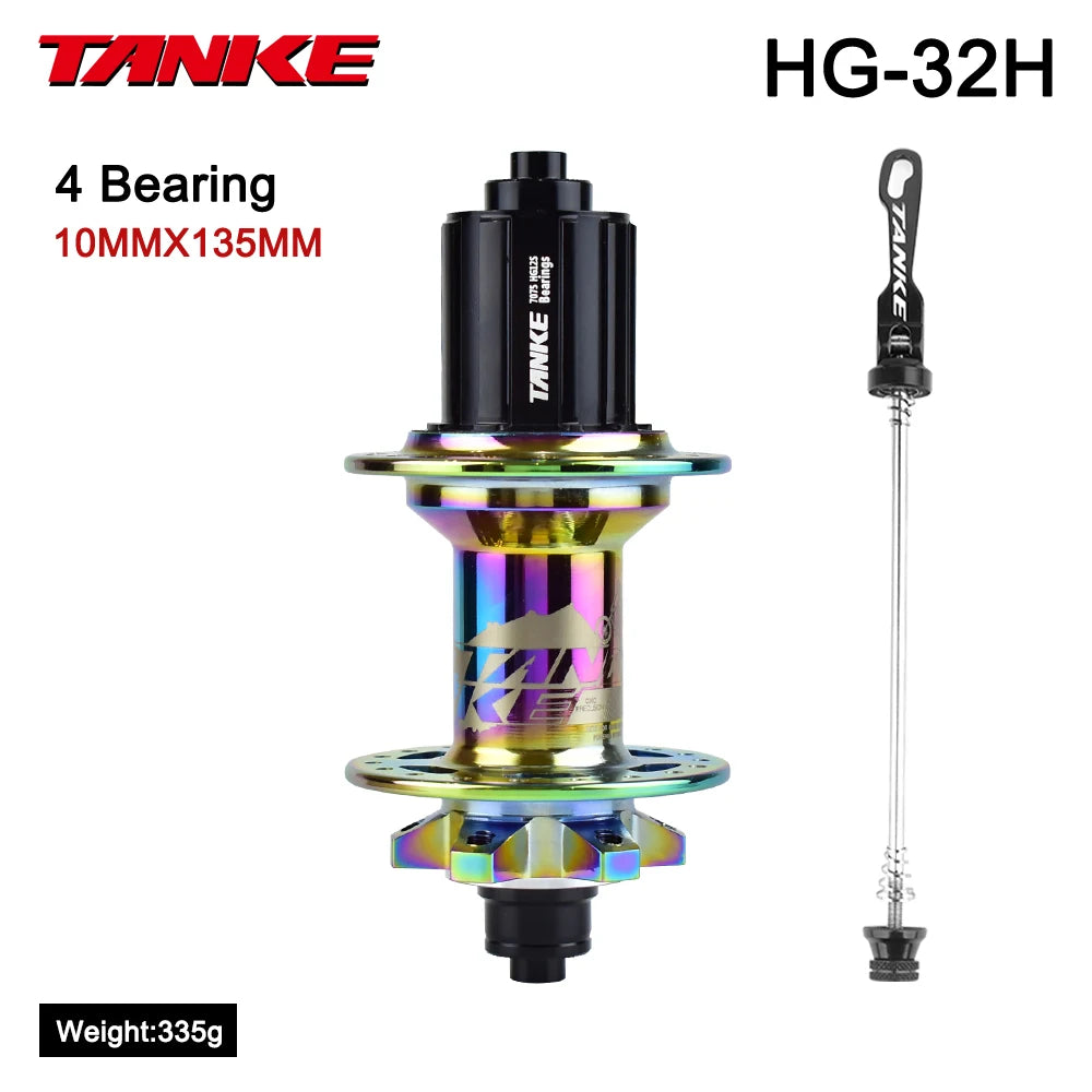 TANKE 120 Click Hub Bearing MTB Hub Front Rear 32 36 Holes Disc Brake Bicycle Hubs 7 8 9 10 11 12 Speed Quick Release 6 Pawl Hub Beauty World Shop
