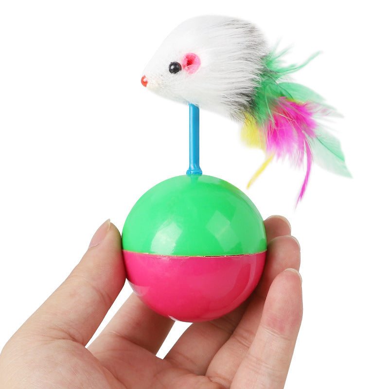 New cat toys set Mouse not tumbler fun teasing cats and dogs self high toys pet supplies set of toys teasing cat toys Beauty World Shop