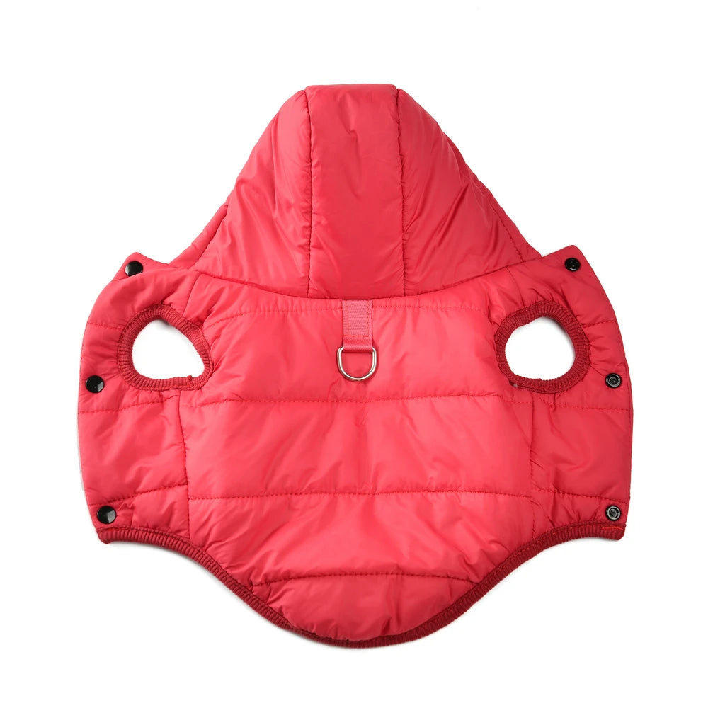 Warm Fleece Dog Coat Hoodie For Small Medium Dogs Winter Puppy Clothes Jacket With D-ring Thick Cozy Pug Dachshund Parka Costume Beauty World Shop