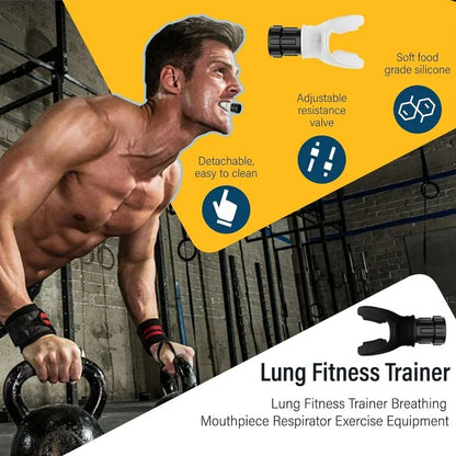 Silicone Breathing Fitness Exercise Equipment Portable Throat Adjustable Resistance Breathing Exercise Device Beauty World Shop